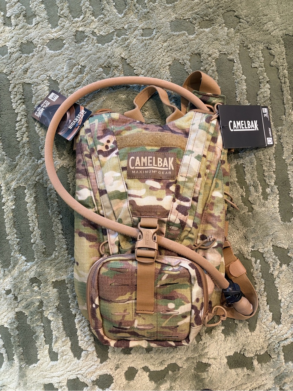CamelBak Ambush 100oz 3L Mil-Spec Crux Hydration Pack Multicam Tactical NWT